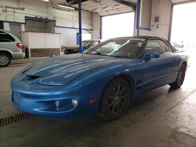 2G2FS32K9X2209898 - 1999 PONTIAC FIREBIRD BLUE photo 2