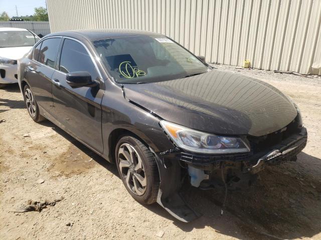 1HGCR2F80GA140387 - 2016 HONDA ACCORD EXL BROWN photo 1