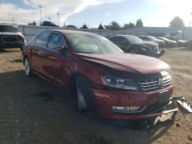 1VWCV7A36FC038465 - 2015 VOLKSWAGEN PASSAT SEL RED photo 1