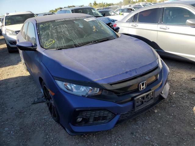 SHHFK7H49HU224836 - 2017 HONDA CIVIC SPOR BLUE photo 1