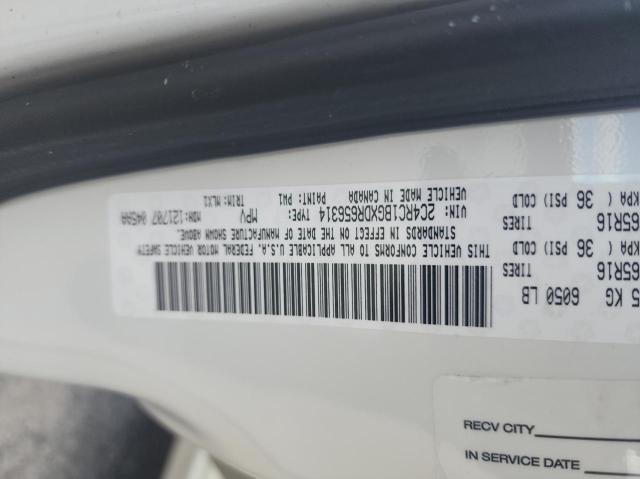 2C4RC1BGXDR656314 - 2013 CHRYSLER TOWN & COU WHITE photo 10