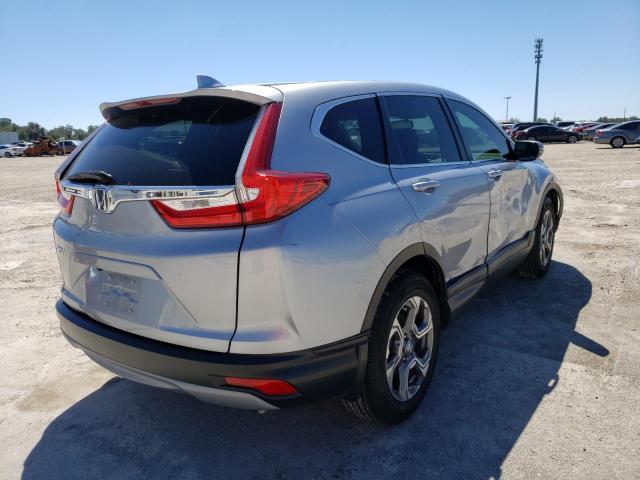 7FARW1H89JE047086 - 2018 HONDA CR-V EXL SILVER photo 4