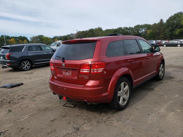 3D4GH57V19T554494 - 2009 DODGE JOURNEY RED photo 4