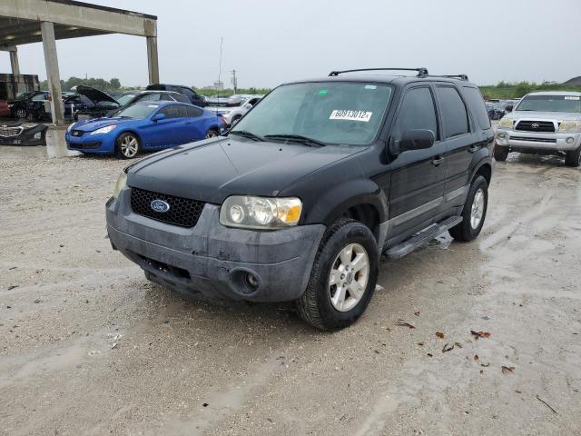 1FMYU03116KB00726 - 2006 FORD ESCAPE BLACK photo 2