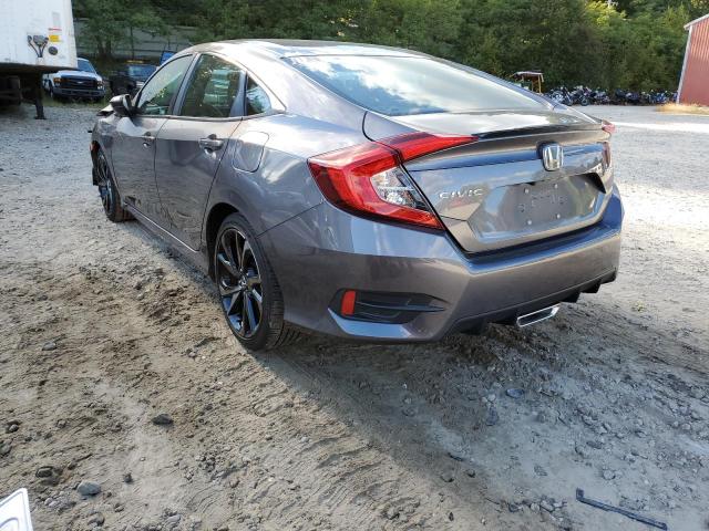 2HGFC2F81LH542624 - 2020 HONDA CIVIC SPOR GRAY photo 3