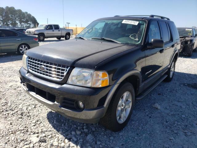 1FMZU63K54UA94978 - 2004 FORD EXPLORER BLACK photo 2