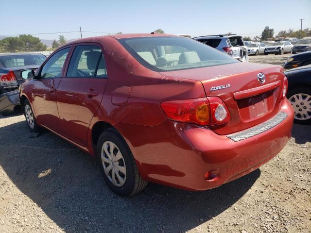 JTDBL40E599030400 - 2009 TOYOTA CAROLLA RED photo 3