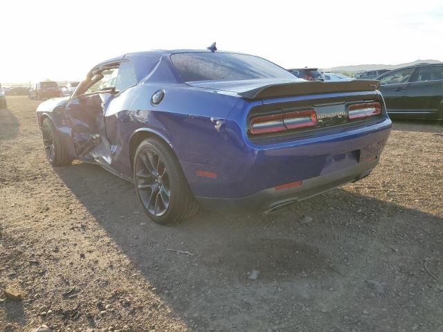 2C3CDZFJ0MH521084 - 2021 DODGE CHALLENGER BLUE photo 3