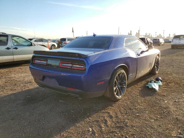 2C3CDZFJ0MH521084 - 2021 DODGE CHALLENGER BLUE photo 4