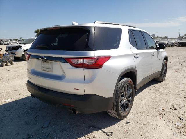 1GNERJKX8JJ169049 - 2018 CHEVROLET TRAVERSE R SILVER photo 4