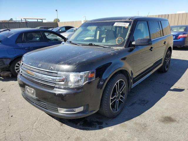 2FMGK5C84DBD27623 - 2013 FORD FLEX CHARCOAL photo 2