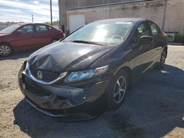 2HGFB2F75FH540972 - 2015 HONDA CIVIC SE BLACK photo 2