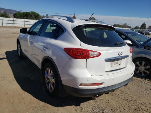 JNKAJ09E58M305285 - 2008 INFINITI EX35 BASE WHITE photo 3