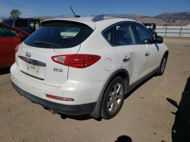 JNKAJ09E58M305285 - 2008 INFINITI EX35 BASE WHITE photo 4