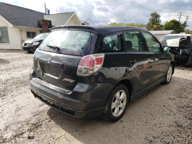 2T1KR32E46C571949 - 2006 TOYOTA MATRIX BLACK photo 4