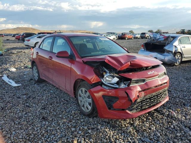 3KPA25AD9NE464870 - 2022 KIA RIO S RED photo 1