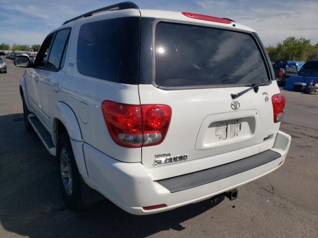 5TDZT34A46S275783 - 2006 TOYOTA SEQUOIA WHITE photo 3