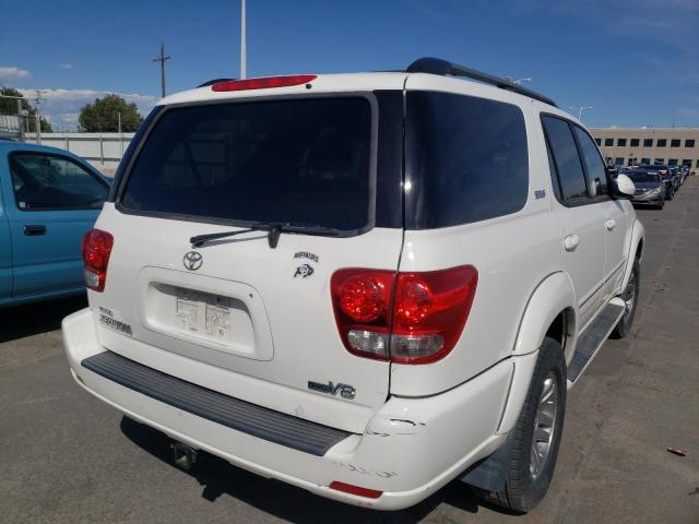 5TDZT34A46S275783 - 2006 TOYOTA SEQUOIA WHITE photo 4