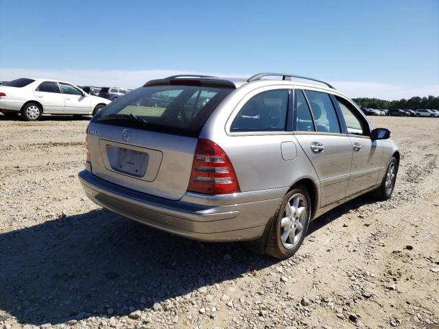 WDBRH61J24F506988 - 2004 MERCEDES-BENZ C 240 SPOR BEIGE photo 4