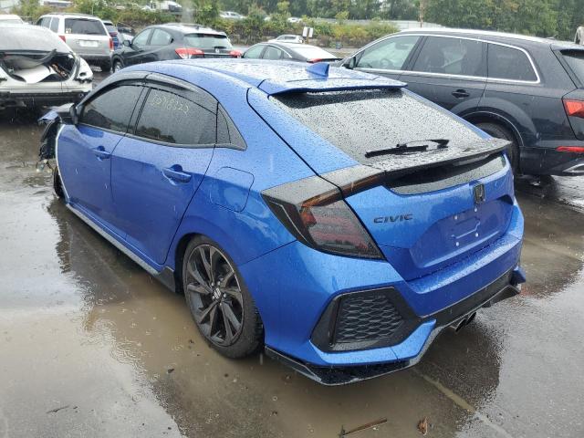 SHHFK7H44JU417160 - 2018 HONDA CIVIC SPOR BLUE photo 3