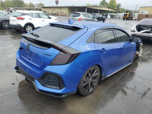 SHHFK7H44JU417160 - 2018 HONDA CIVIC SPOR BLUE photo 4