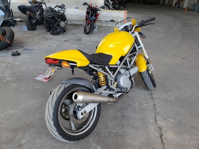 ZDM1RA2K03B030918 - 2003 DUCATI M600 YELLOW photo 4