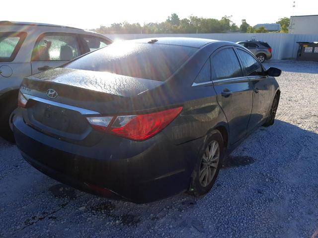 5NPEB4AC7DH685686 - 2013 HYUNDAI SONATA GLS BLUE photo 4