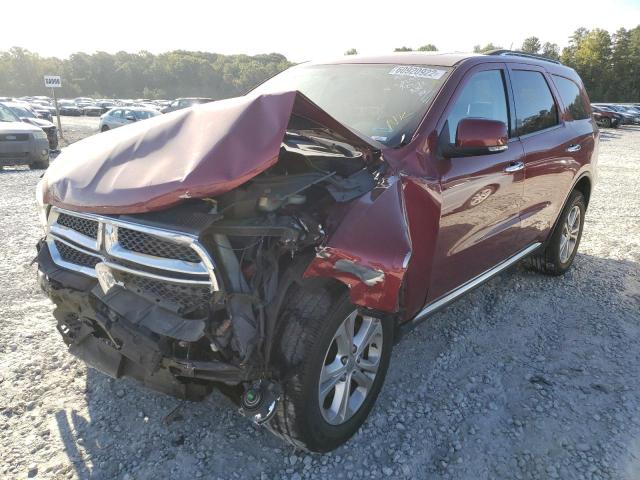 1C4RDHDG6DC693291 - 2013 DODGE DURANGO CR RED photo 2