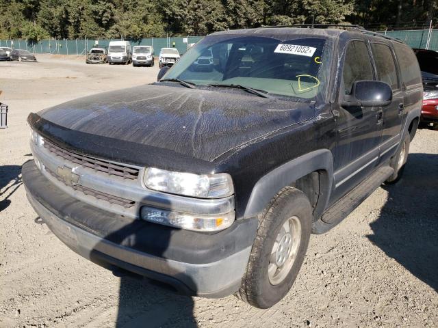 1GNFK16Z12J106770 - 2002 CHEVROLET SUBURBAN K BLACK photo 2