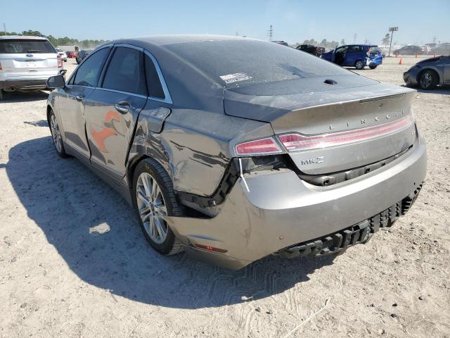 3LN6L2LU5GR602684 - 2016 LINCOLN MKZ HYBRID GRAY photo 3