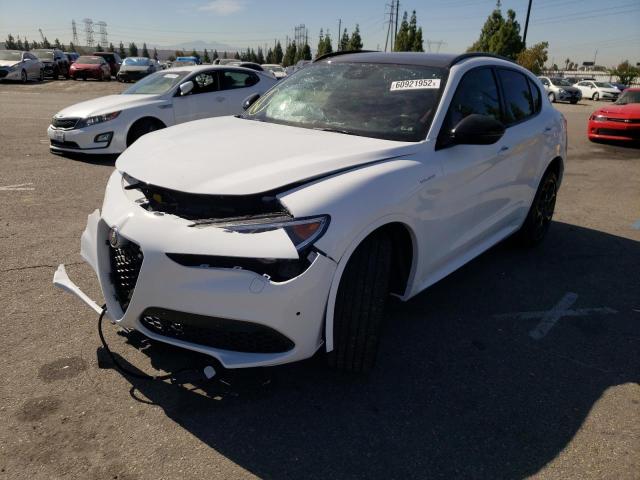 ZASPAKBN5N7D41030 - 2022 ALFA ROMEO STELVIO TI WHITE photo 2