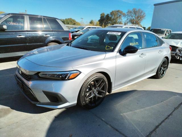 2HGFE2F5XNH548201 - 2022 HONDA CIVIC SPOR SILVER photo 2