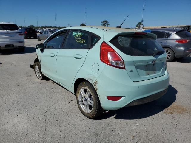 3FADP4EJ6KM102057 - 2019 FORD FIESTA TURQUOISE photo 3