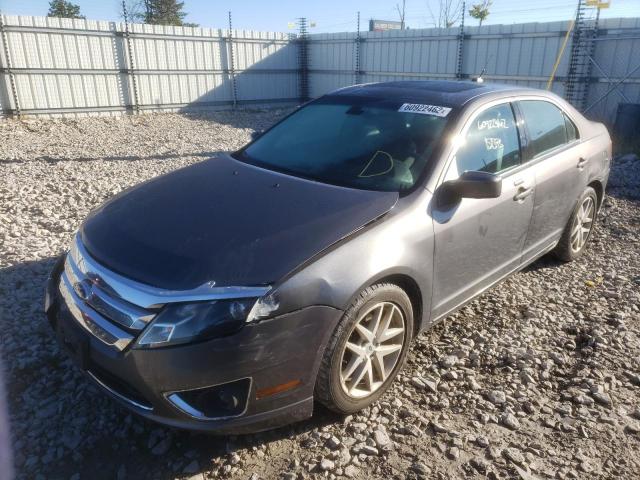 3FAHP0JA8BR287859 - 2011 FORD FUSION SEL GRAY photo 2