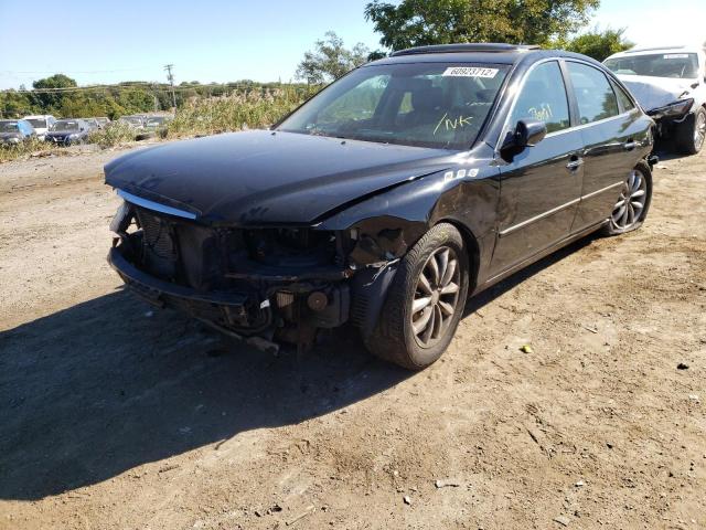 KMHFC46F76A133471 - 2006 HYUNDAI AZERA SE BLACK photo 2