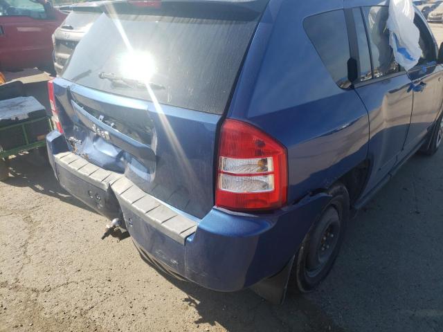 1J4NF4FB9AD507505 - 2010 JEEP COMPASS SP BLUE photo 10