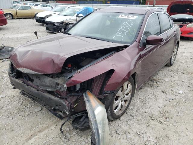 1HGCP2F46AA037372 - 2010 HONDA ACCORD LXP BURGUNDY photo 2