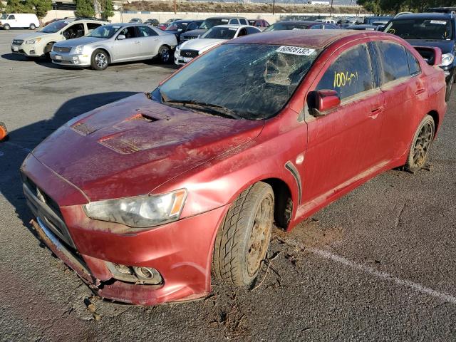 JA3AW56V58U051595 - 2008 MITSUBISHI LANCER EVO RED photo 1