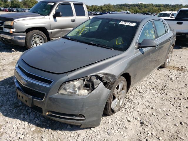1G1ZH57BX9F117804 - 2009 CHEVROLET MALIBU 1LT ნაცრისფერი ფოტო 2
