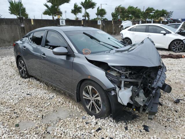 3N1AB8CV5LY261075 - 2020 NISSAN SENTRA SV GRAY photo 1