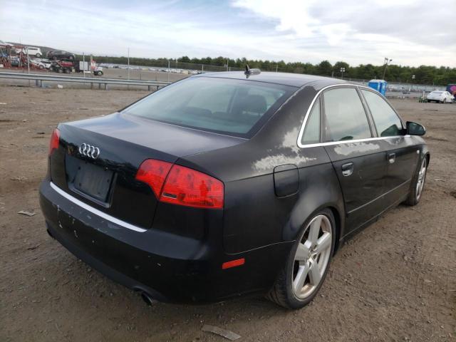 WAUAF78E46A129726 - 2006 AUDI A4 2 TURBO BLACK photo 4