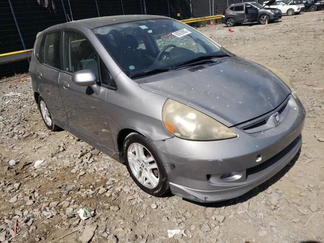 JHMGD38687S020071 - 2007 HONDA FIT S SILVER photo 9