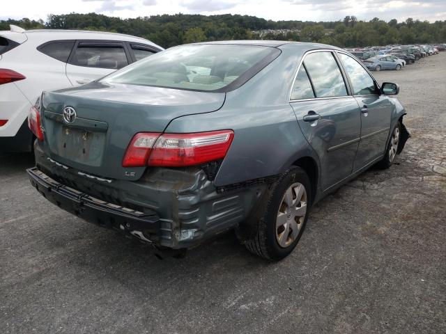 4T1BE46K47U690327 - 2007 TOYOTA CAMRY CE TURQUOISE photo 4