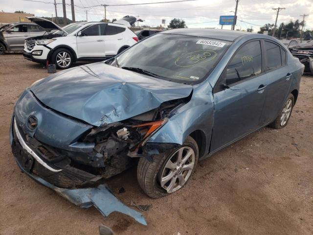 JM1BL1SF2A1162330 - 2010 MAZDA 3 I TURQUOISE photo 2