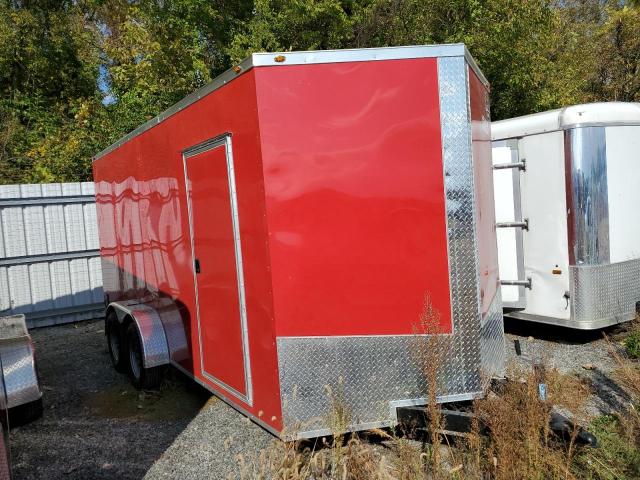 4A9BE1623ND194356 - 2022 CARGO TRAILER RED photo 1