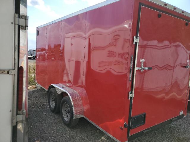 4A9BE1623ND194356 - 2022 CARGO TRAILER RED photo 3