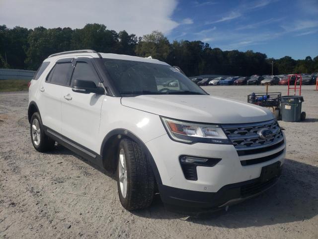 1FM5K7D81KGB01983 - 2019 FORD EXPLORER X WHITE photo 1