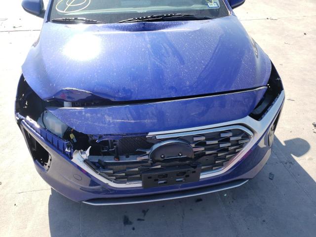 KMHC65LC0NU270808 - 2022 HYUNDAI IONIQ BLUE BLUE photo 9