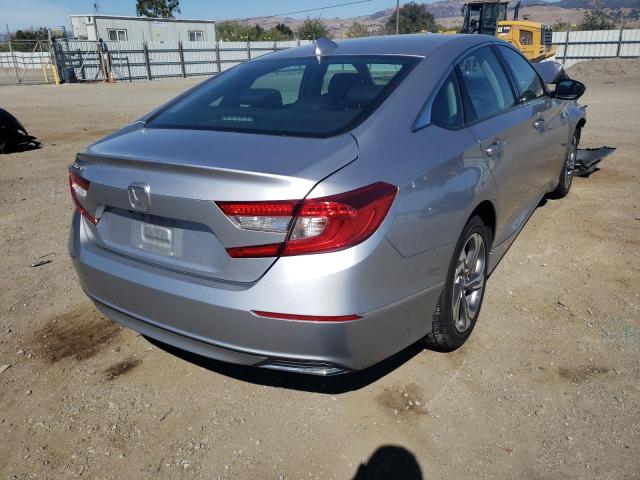 1HGCV1F58JA013728 - 2018 HONDA ACCORD EXL SILVER photo 4