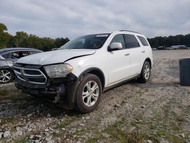 1C4RDHDGXDC616942 - 2013 DODGE DURANGO CR WHITE photo 2